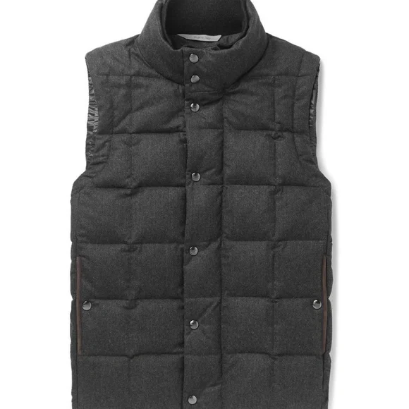 Canali - Quilted Super 120s Wool Down Gilet